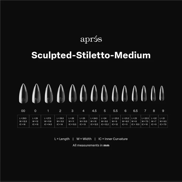 Apres Gel-X Tips | Sculpted Stiletto Medium