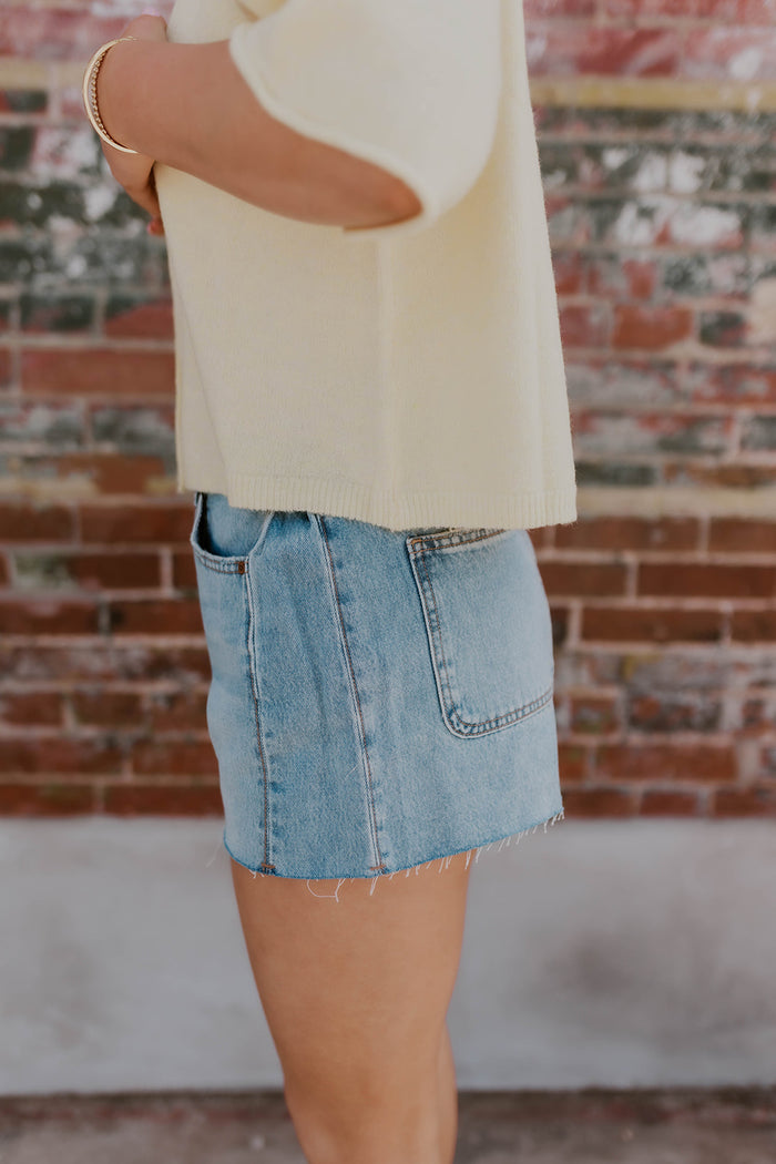 Ava A-Line Shorts- Hidden