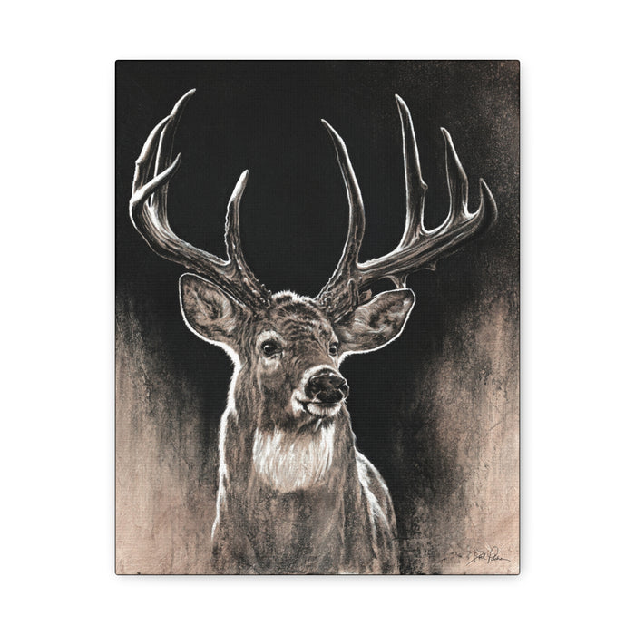 "Backlit Buck" Stretched Canvas