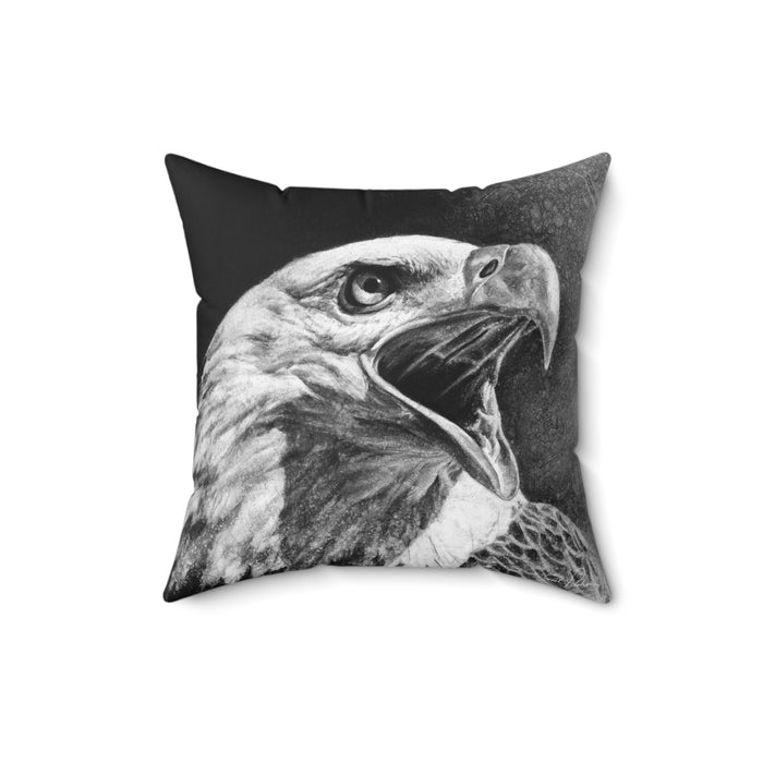 "Bald Eagle" Square Pillow.
