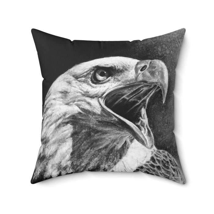 "Bald Eagle" Square Pillow.