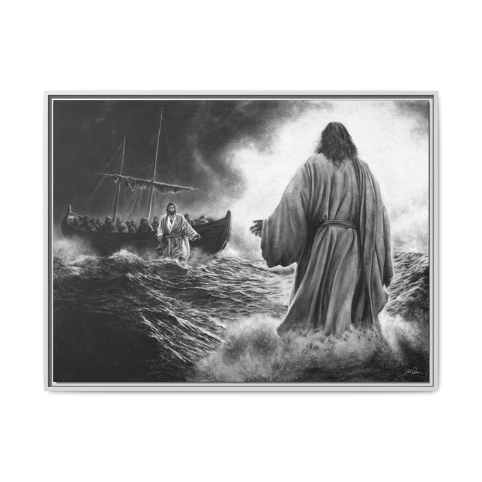 40" x 30" (Horizontal) / White / 1.25"