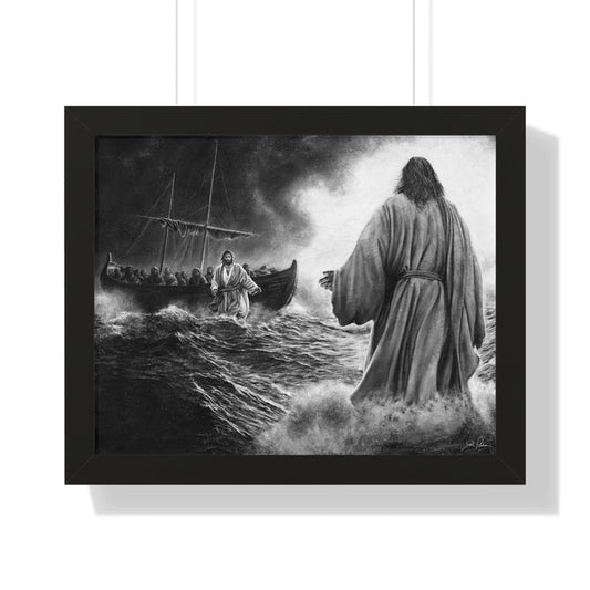 "Be Not Afraid" Framed Paper Print