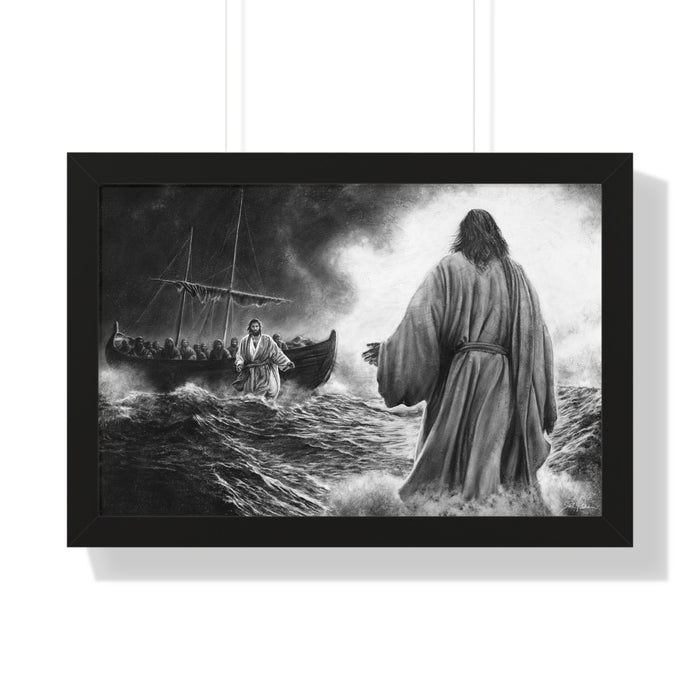 "Be Not Afraid" Framed Paper Print