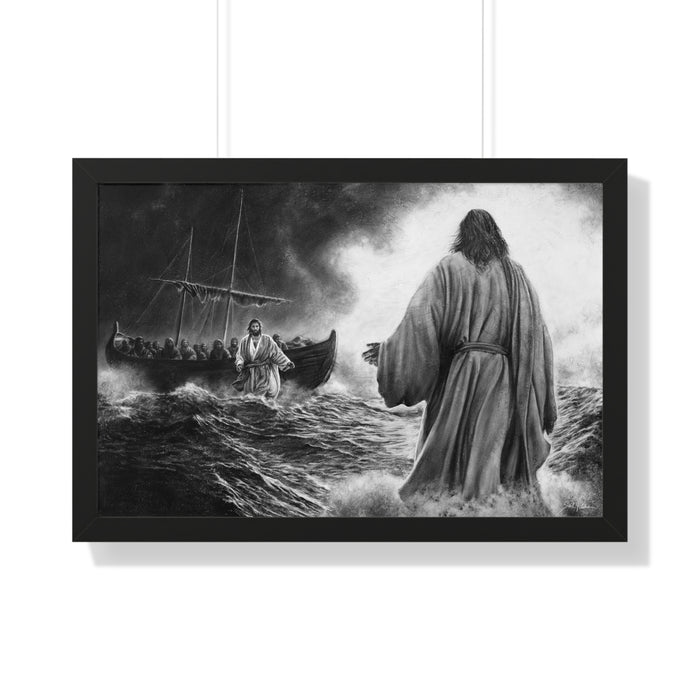 "Be Not Afraid" Framed Paper Print