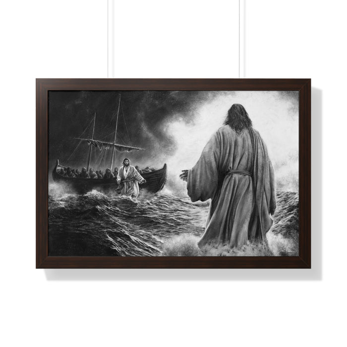 "Be Not Afraid" Framed Paper Print