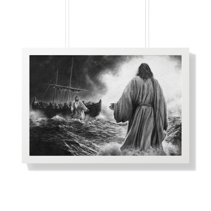"Be Not Afraid" Framed Paper Print