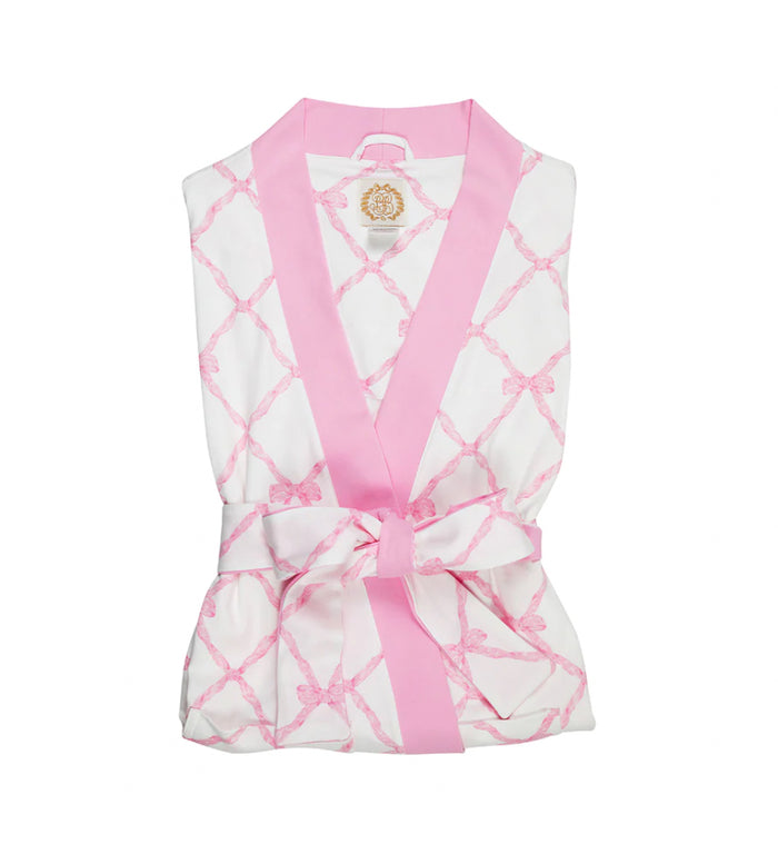 Beaufort Bonnet Ready or Not Robe-Belle Meade Bow With Pier Party Pink