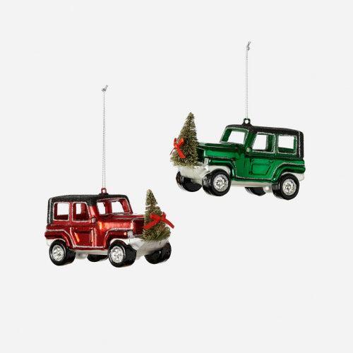 Big Jeep Ornament | Assorted