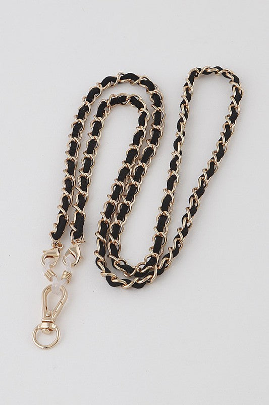 Black Rope Mask Chain
