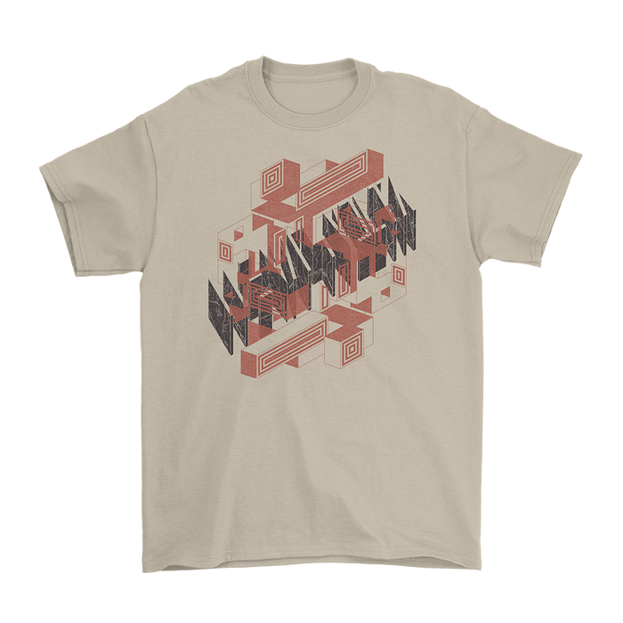 Blocks Logo Tan Tee