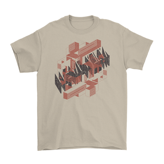 Blocks Logo Tan Tee