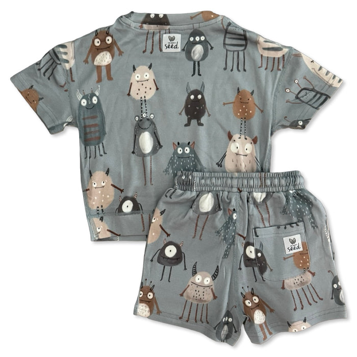 Blue Little Monsters CALM CLOUD Set