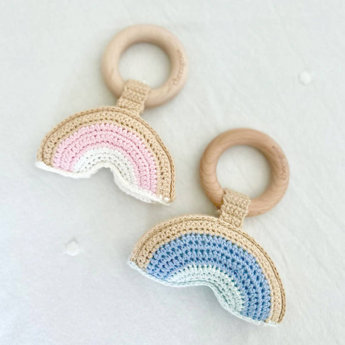 Blue Rainbow Rattle