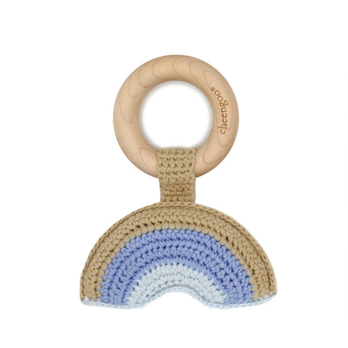 Blue Rainbow Rattle