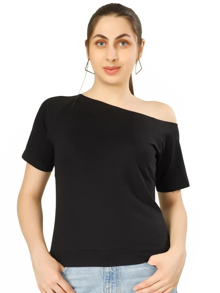 BlueFicus  Casual Regular Sleeves Solid Women  Top Blueficus