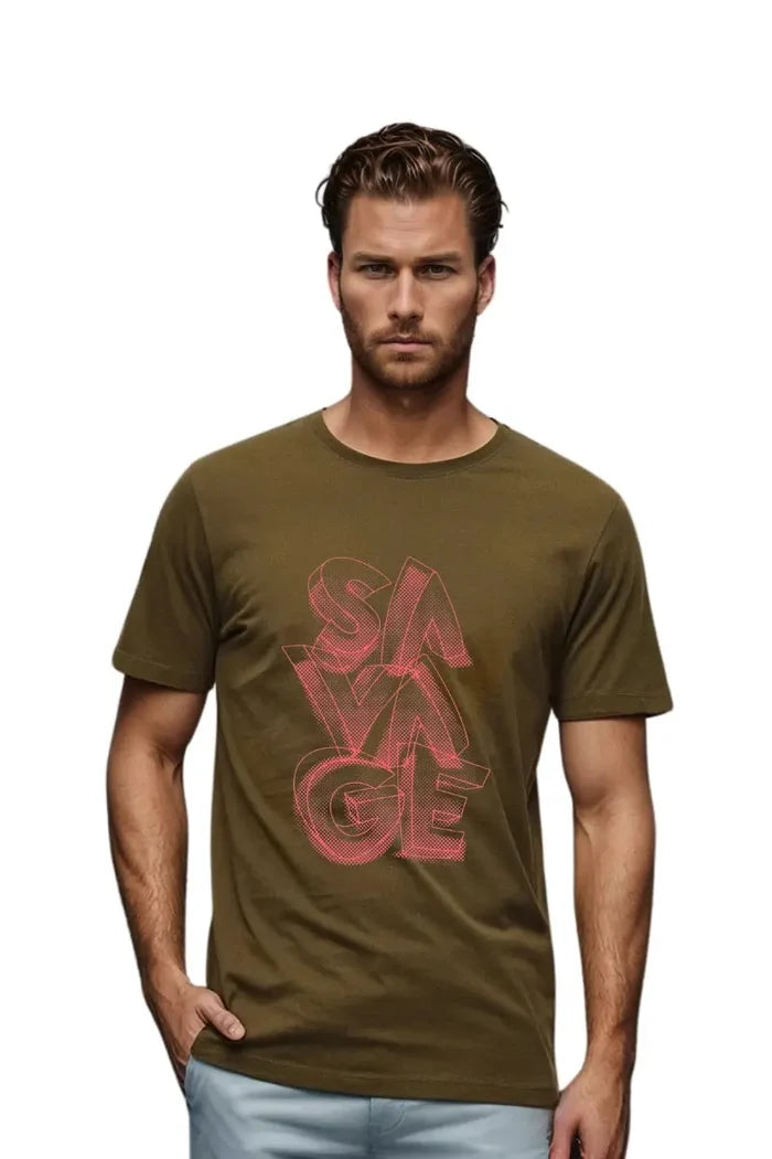 Typography t-shirt men