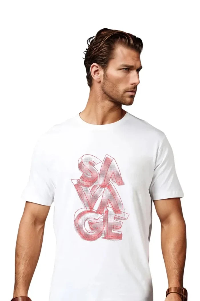 Typography t-shirt men