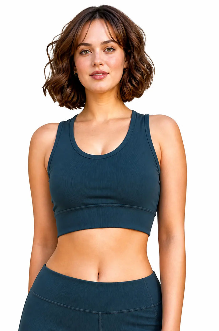 Blueficus Women's Sports Bra Non-Padded | Wireless Full Coverage Gym & Yoga Bra Blueficus