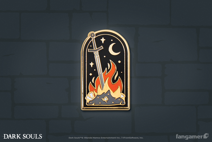 Bonfire Enamel Pin