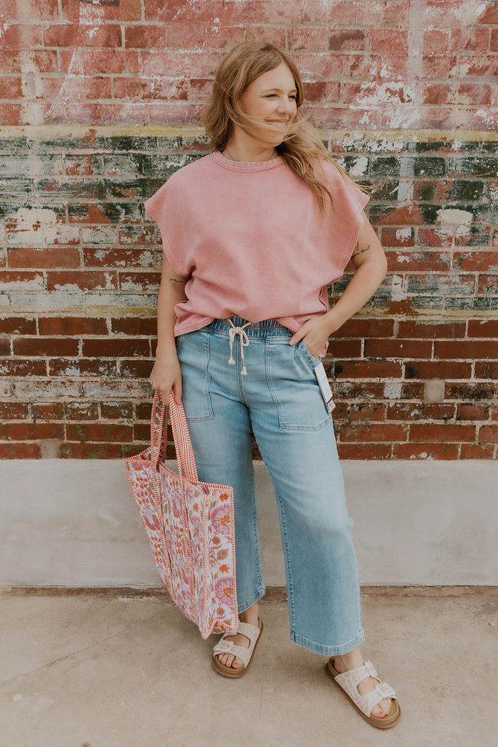 Breckin Pull On Jeans- Risen