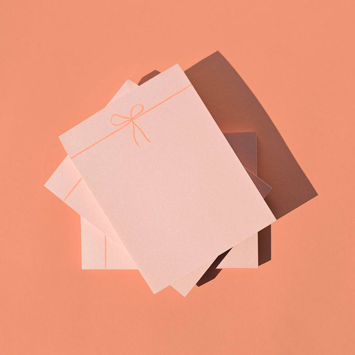 Bromstad Printing Co. - Bow - Risograph Small Notepad