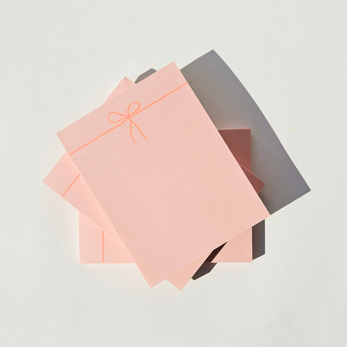 Bromstad Printing Co. - Bow - Risograph Small Notepad