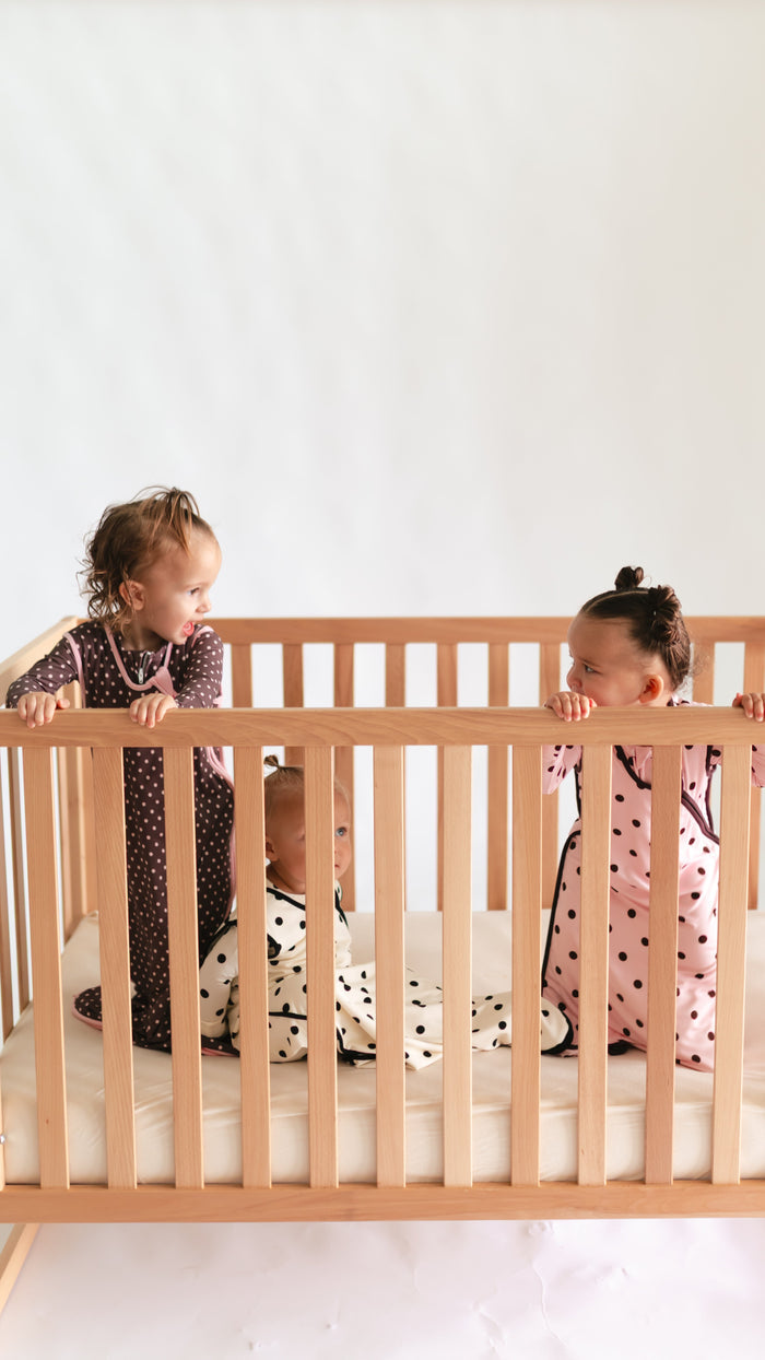 Brown & Pink Polka Dot Sleep Sack 0.5