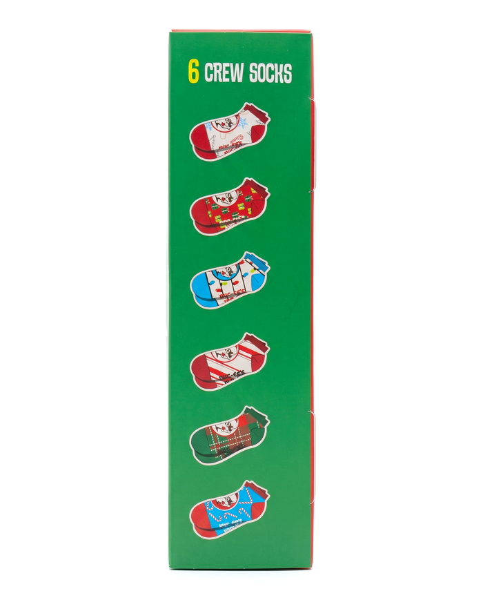Festive green and red socks - 12 days of Christmas set