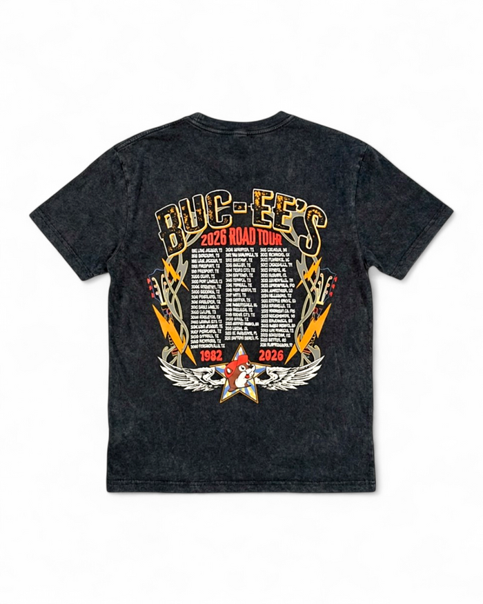 Black youth t-shirt - playful vintage design