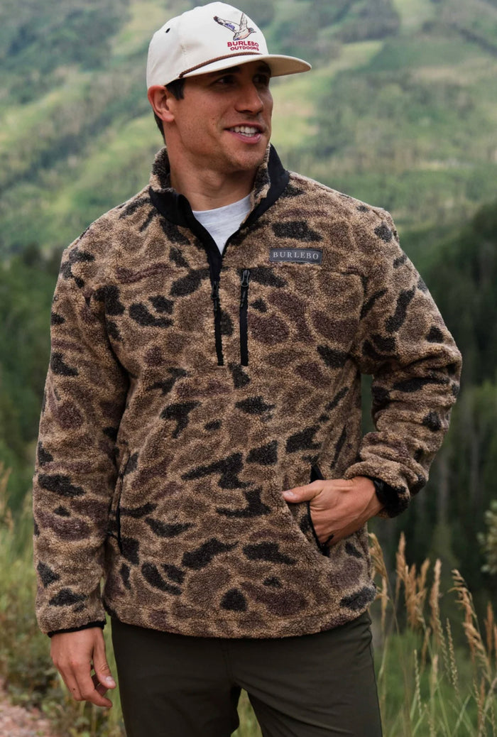 Burlebo Rocky Mountain Sherpa 1/4 Zip Up