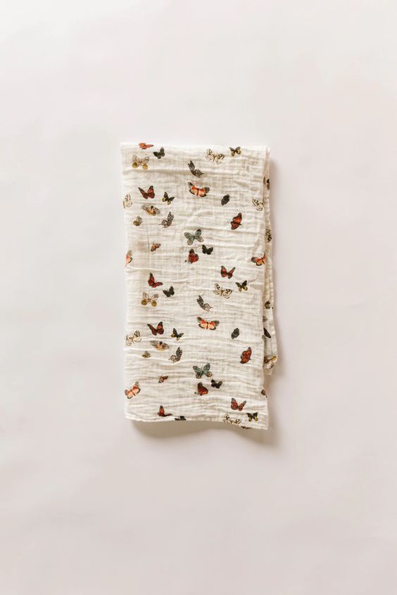 Butterfly Migration SwaddleClementine Kids Butterfly Migration Baby Swaddle