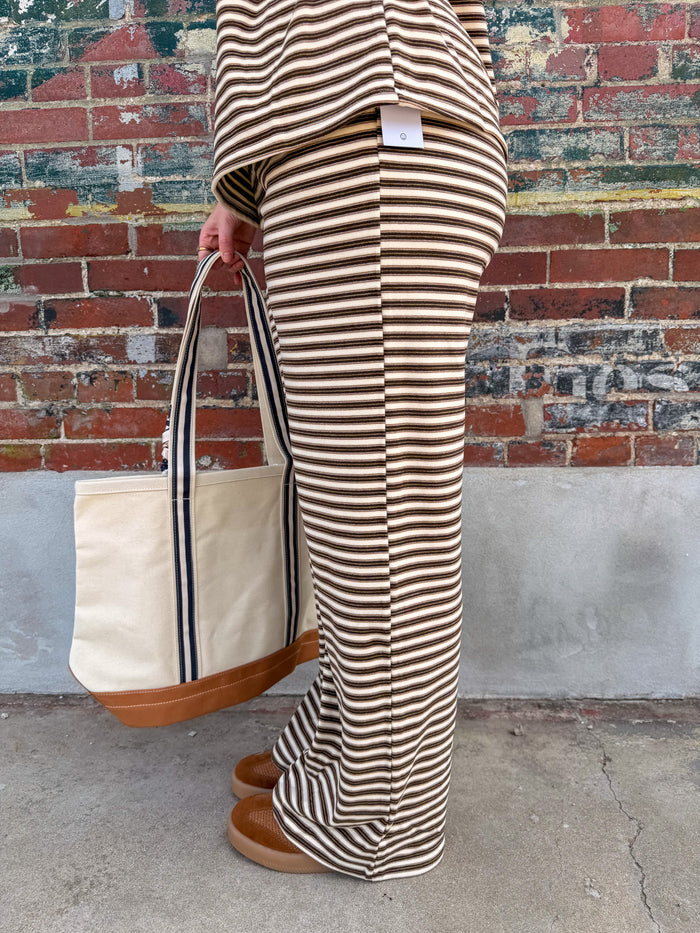 Cabin Cozy Striped Pants