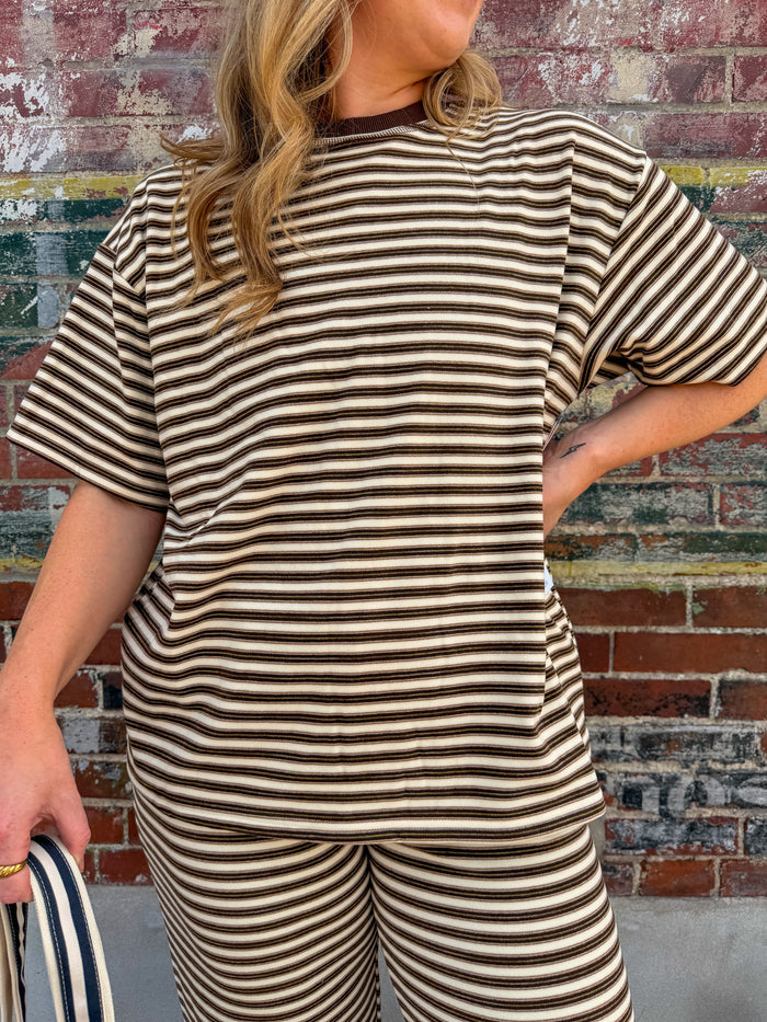 Cabin Cozy Striped Top