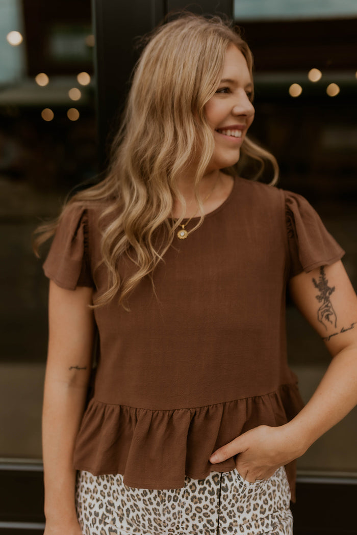 Cafe Crush Top- Mocha