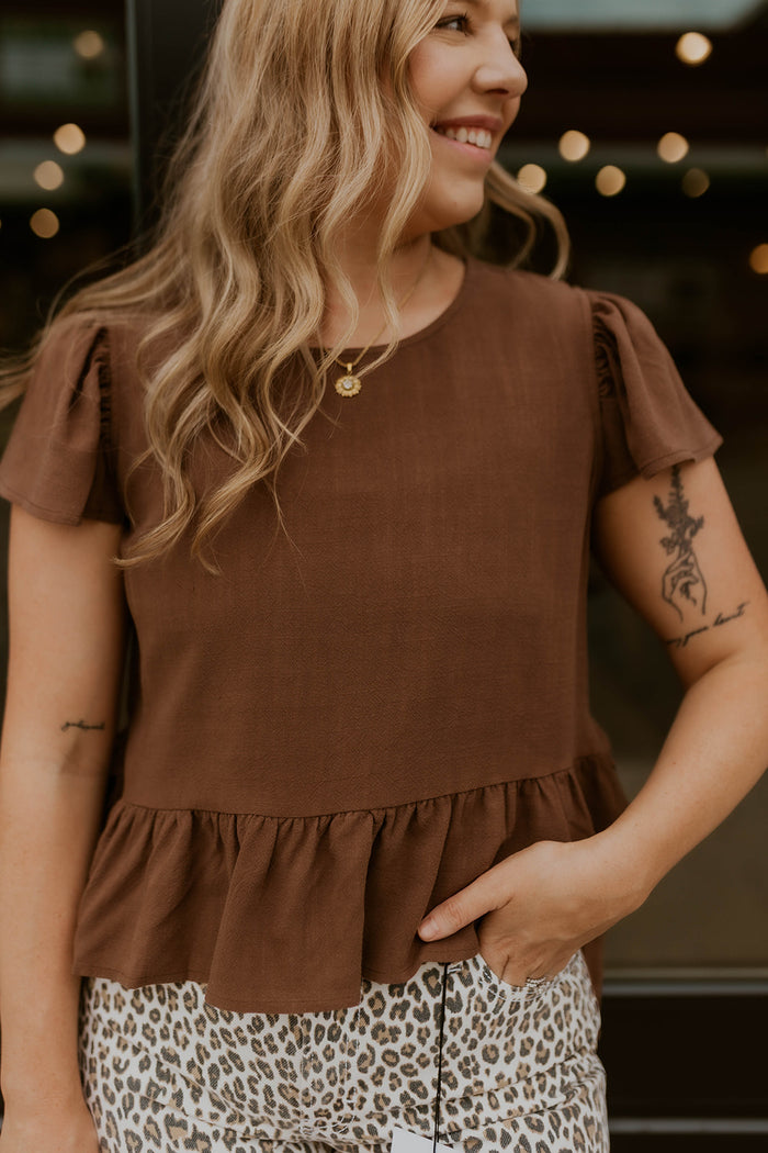 Cafe Crush Top- Mocha