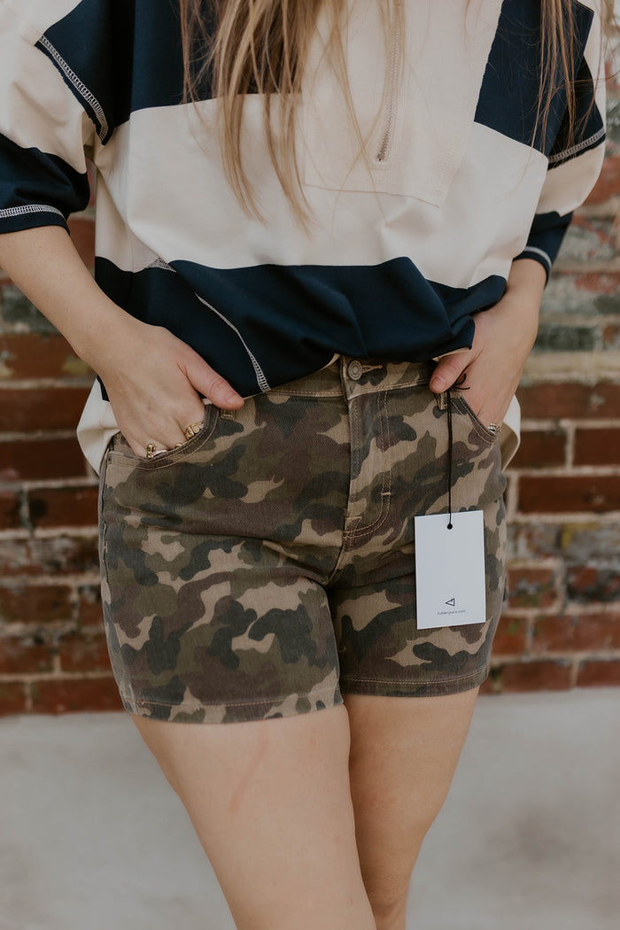 Camo Dad Shorts- Hidden
