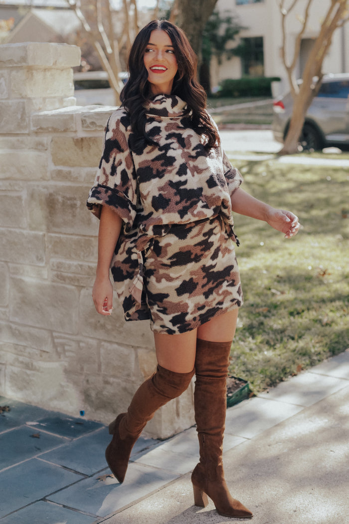 Camo Sweater & Skirt Set (SKIRT ONLY)