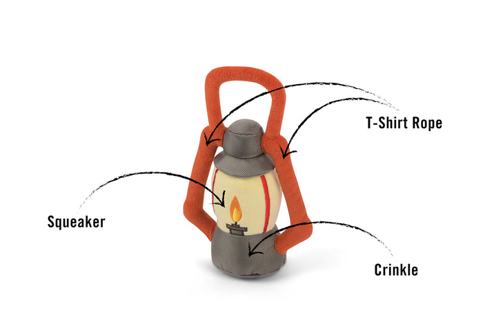 Camp Corbin Collection Pack Leader Lantern Toy by P.L.A.Y. features pointed out