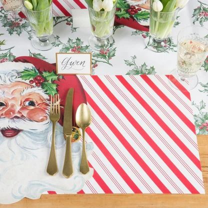 Candy Stripe Paper Placemat