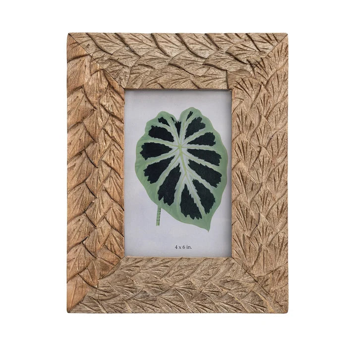 Carved Mango Picture Frame