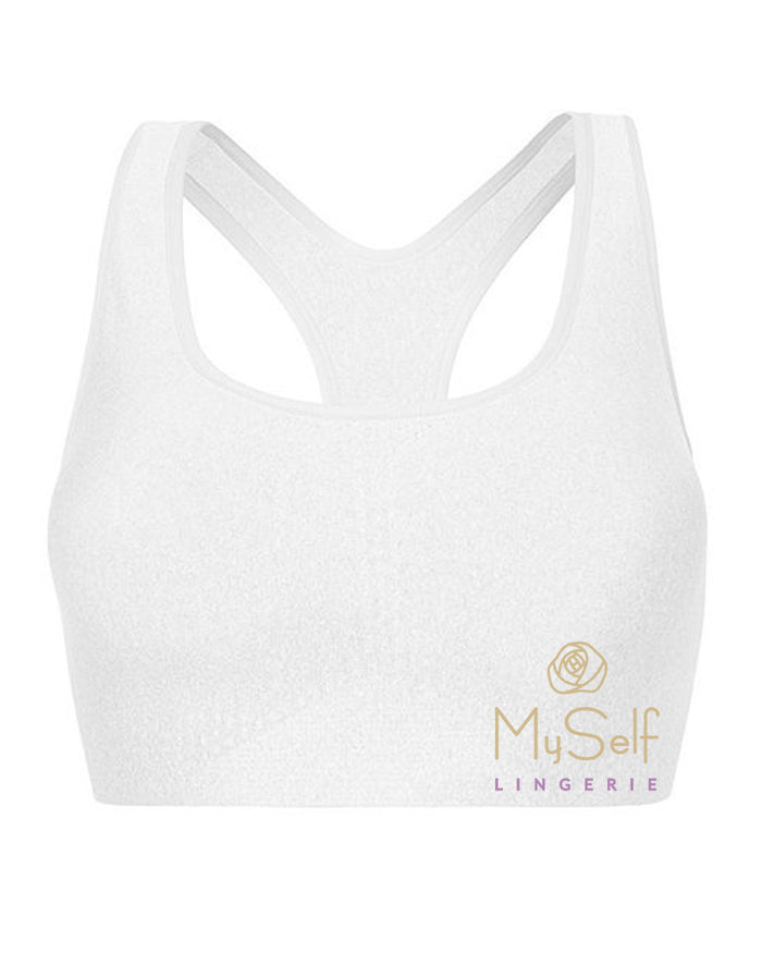 Champion 0822 T Back Sports Wire Free Beginners Bra MYSELFLINGERIE.COM