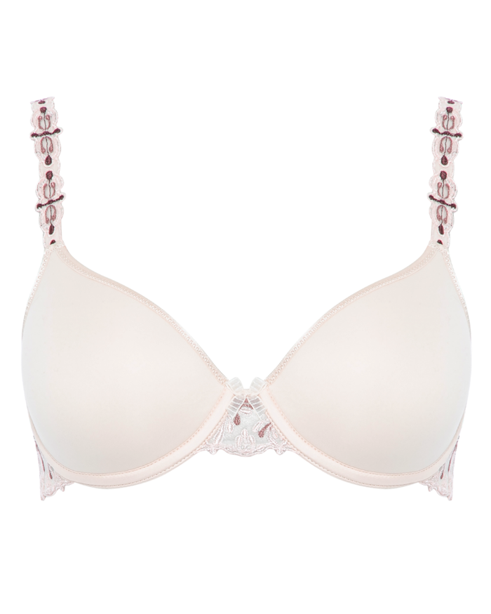 Chantelle 2606 Rose Perle Champs Elysees Molded Underwire Bra myselflingerie.com