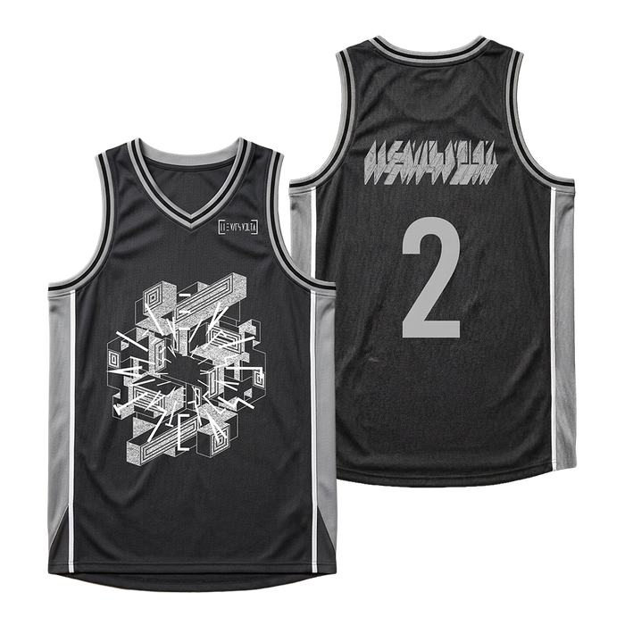 Circular Explosion Basketball Jersey