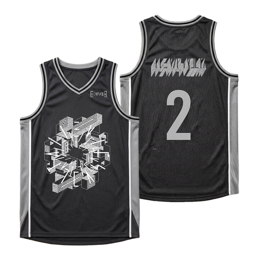 Circular Explosion Basketball Jersey
