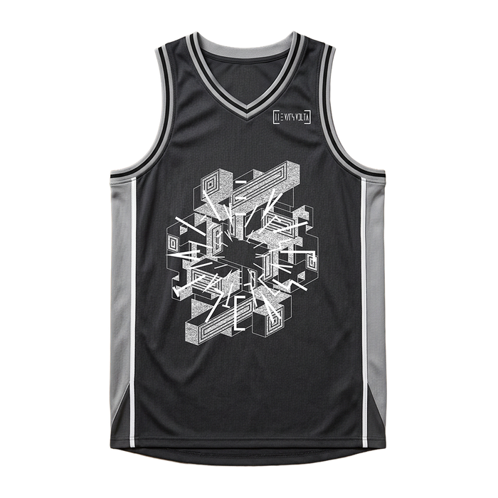 Circular Explosion Basketball Jersey