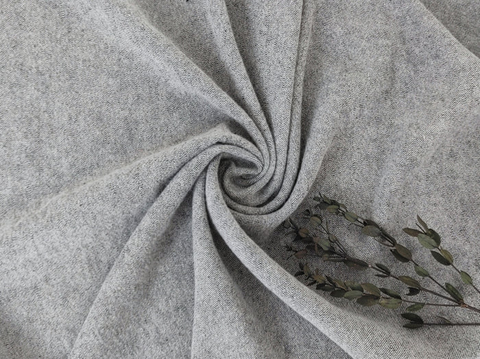 Classic Two-Tone Linen Wool Chambray Twill Fabric - Medium to Heavy Weight 7897 7902 7903