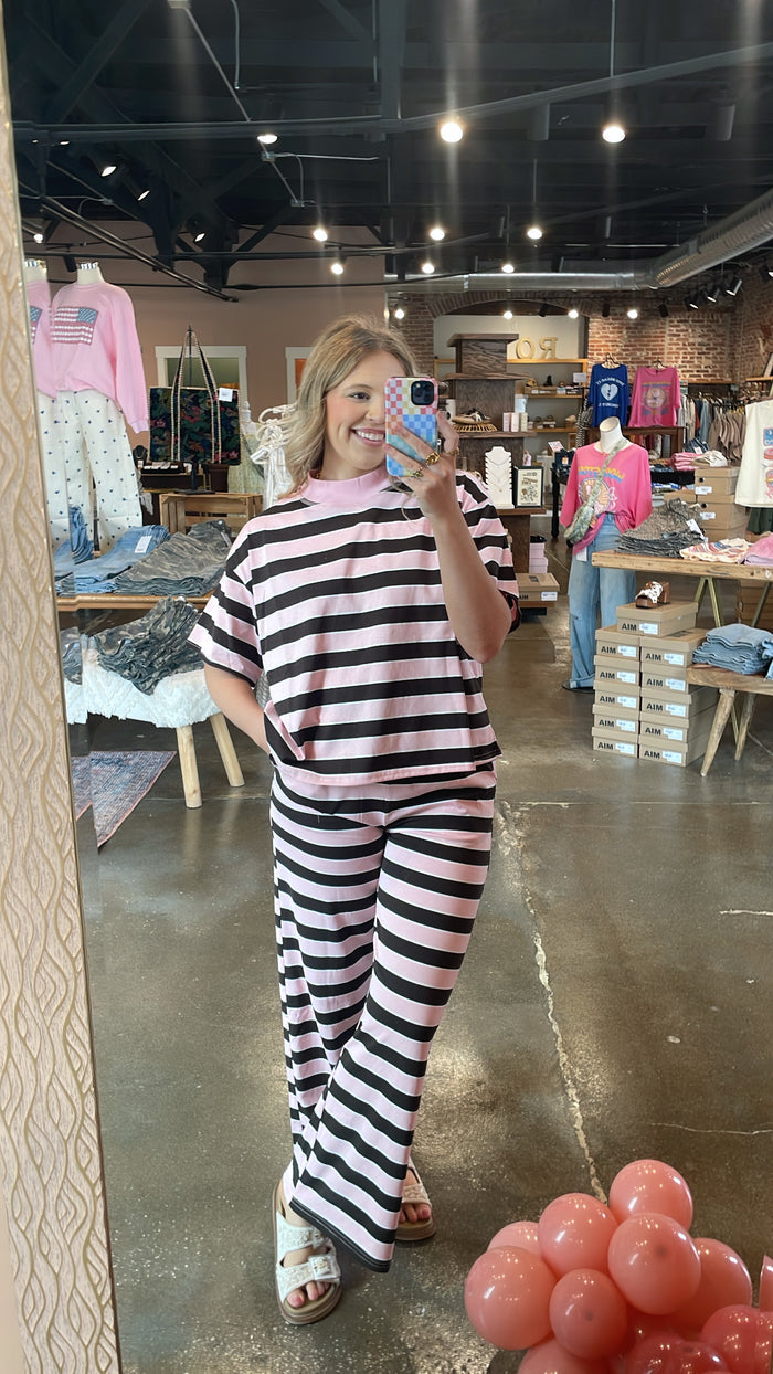 Cocoa Kiss Striped Pants
