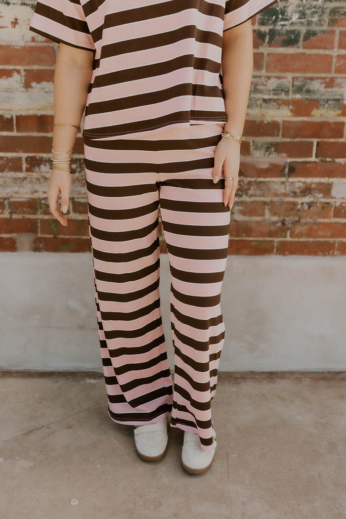 Cocoa Kiss Striped Pants