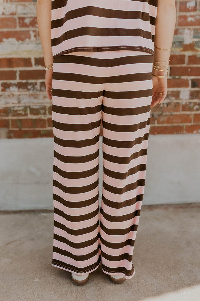 Cocoa Kiss Striped Pants